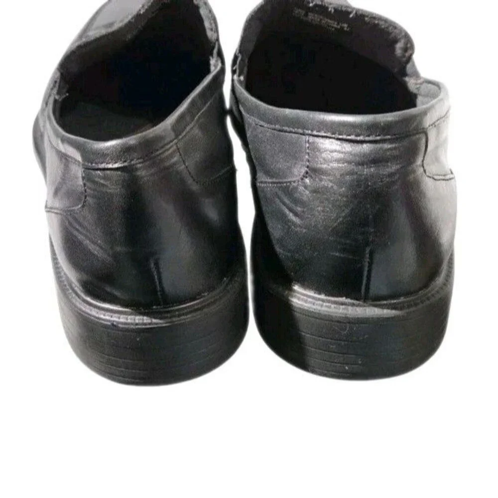 Bostonian Flexlite men's black leather bit loafers-15M